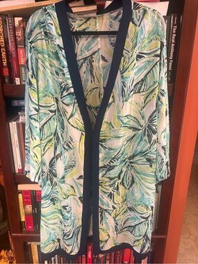 Brandis Dress Out Loud Trippin to Tahiti Open Front Duster